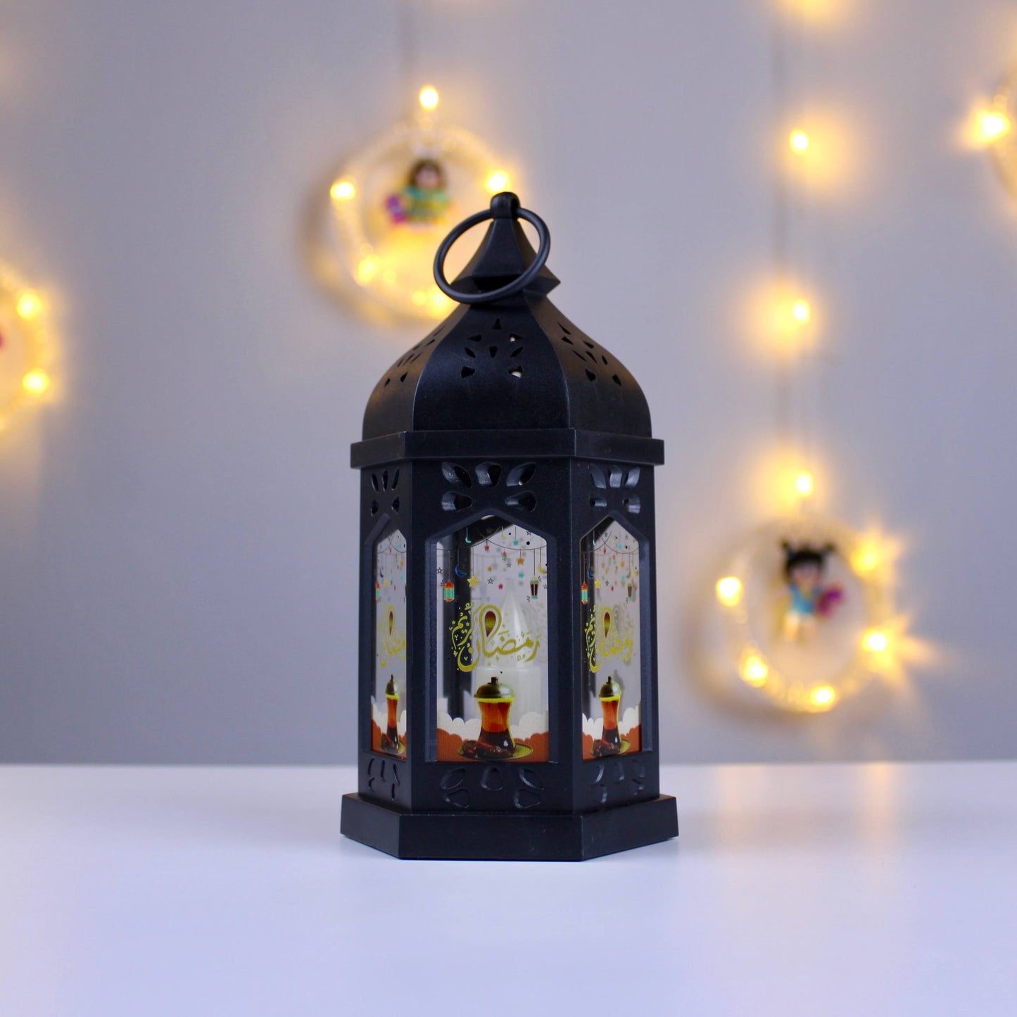 Illuminated Ramadan Acrylic Lantern – Medium Size