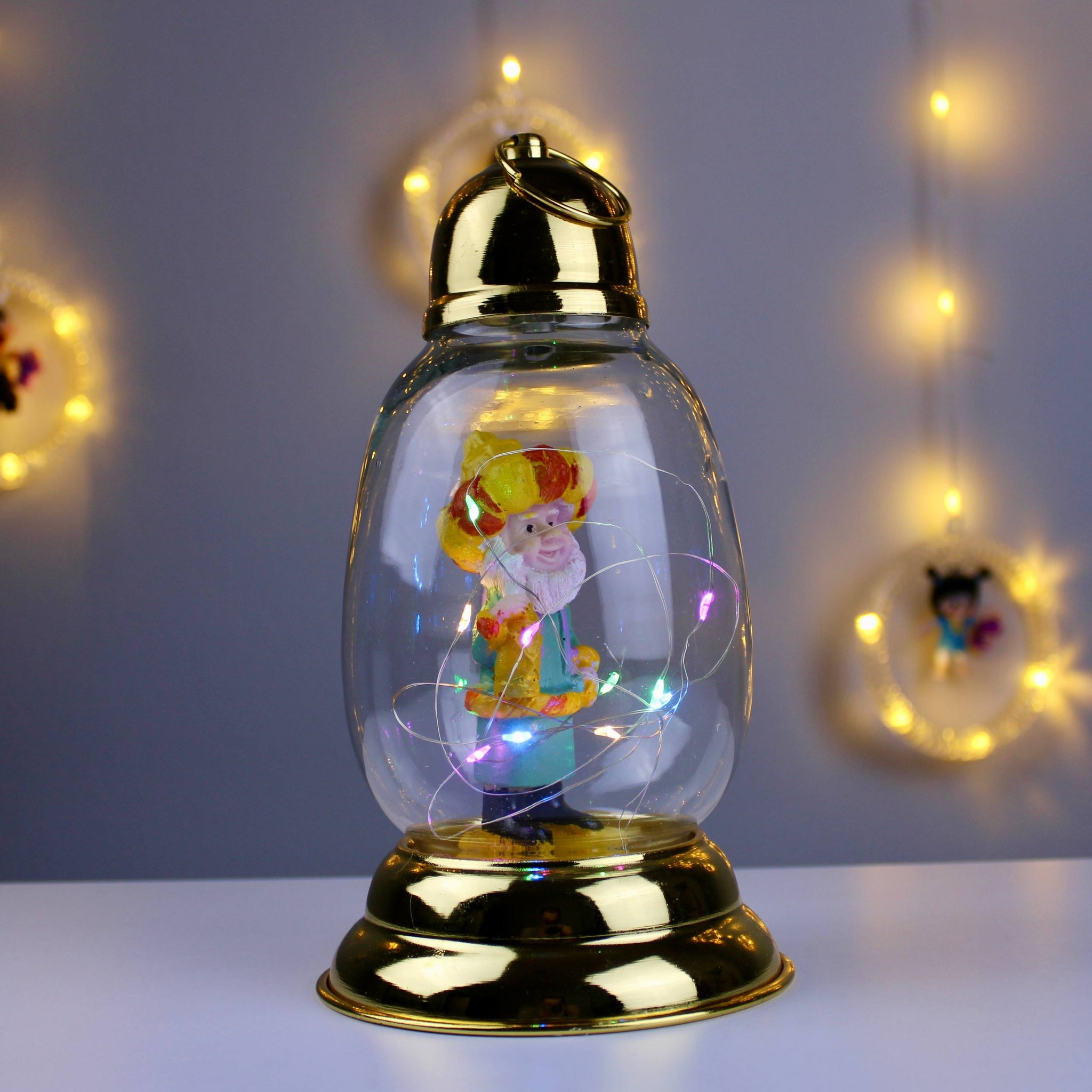 فانوس فنانيس زجاج – لون ذهبي فاخر