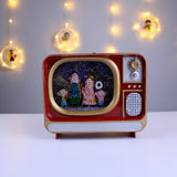 فانوس رمضان تريند – شكل تلفزيون قديم