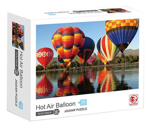 لعبة بازل المنطاد الهوائي 1000 قطعة – أحجية الصور المقطوعة الصعبة