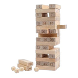 لعبة مكعبات خشبية جينغا - تحدي عائلي من 54 قطعة