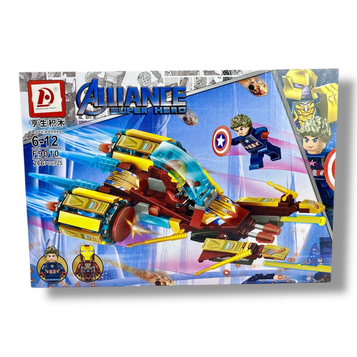 Super Heroes Building Blocks – ALLIANCE (260-267 pieces)