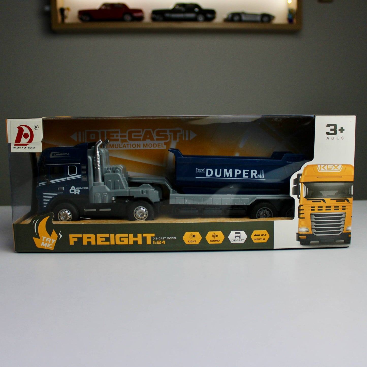 Dumper Truck Diecast Model – Light & Sound