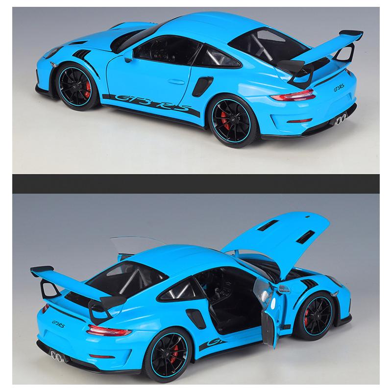 نموذج ويللي بورشه 911 GT3 RS المصبوب 1:18 - إصدار جي تي أوتوز (997)