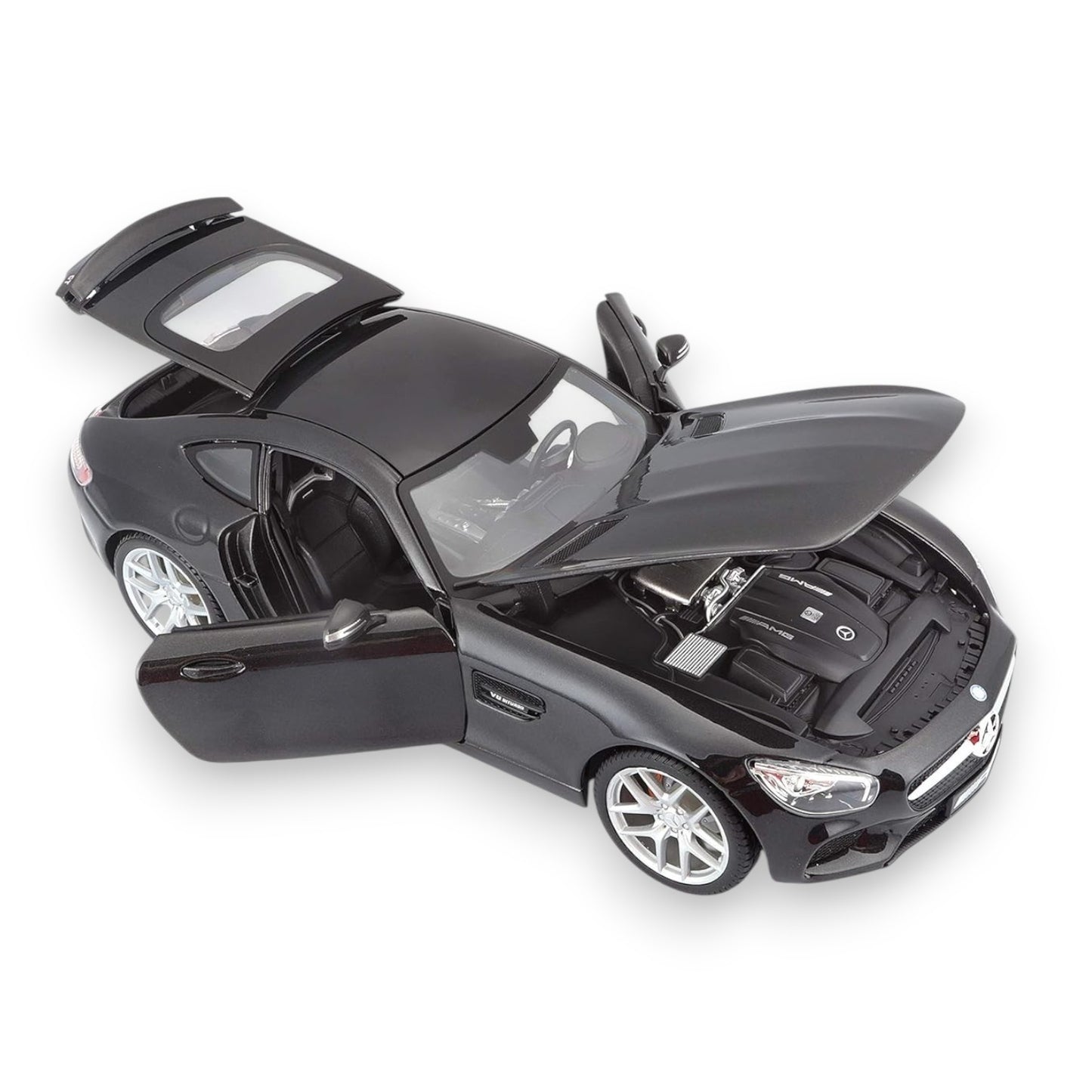 مايستو مرسيدس-AMG GT 1:18 سيارة موديل مصبوبة – الإصدار الأسود