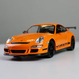 سيارة ويلي بورش 911 جي تي 3 آر إس طراز 1:24 مصبوبة - سلسلة NEX إصدار Orange Track Performance