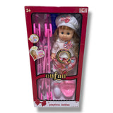 Cufan Stroller Talking Doll Set – Interactive Baby Doll with Accessories & Singing Microphone