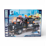 SWAT Building Blocks 4-in-1 Set – 841 Pieces Tactical Action Construction Kit