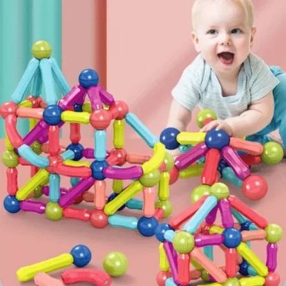 Magnetic Building Blocks Set – 42 Pieces Colorful Magnetic