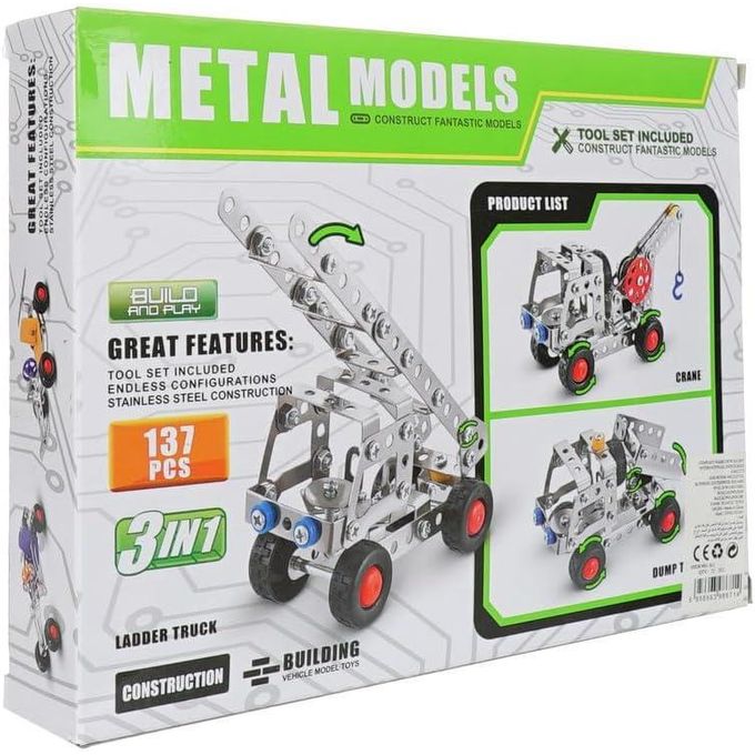 Little Mechano Building Set – 137 Pieces Engineering Construction Toy