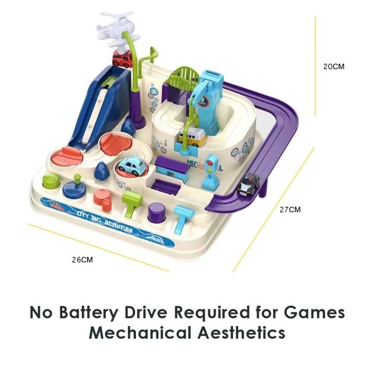 Car Adventure Game – Interactive Track City Playset