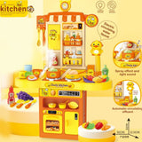 Duck Kitchen Play Set – 44 Pieces Interactive Cooking Set