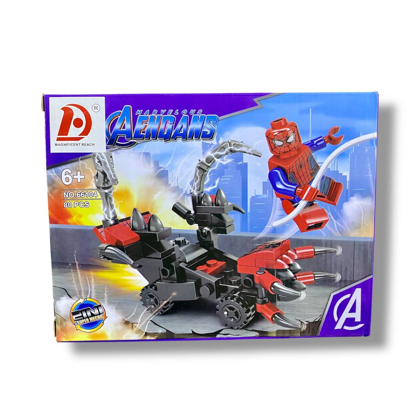 Super Hero 2-in-1 Mecha Building Set – Collectible Heroes Series