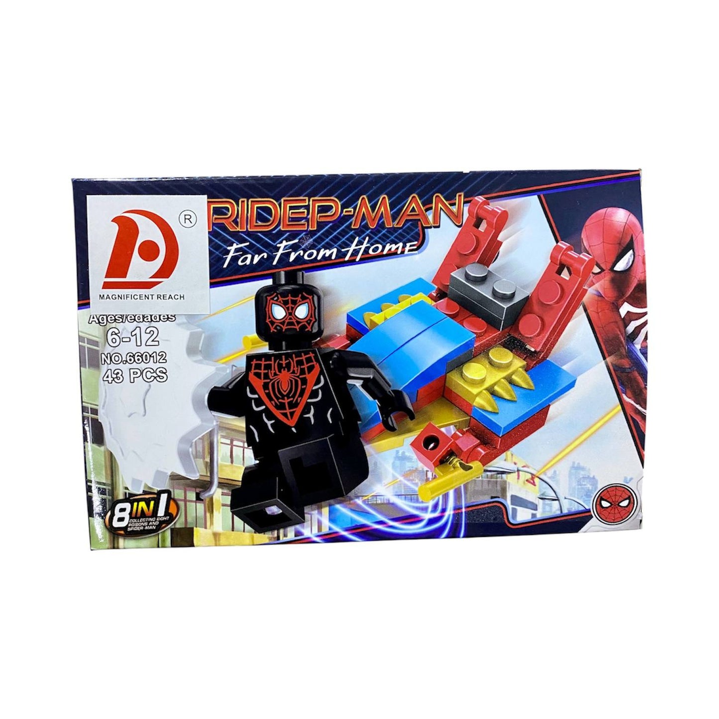 RIDEP-MAN 8-in-1 Building Blocks Set – Hero & Vehicle Collection