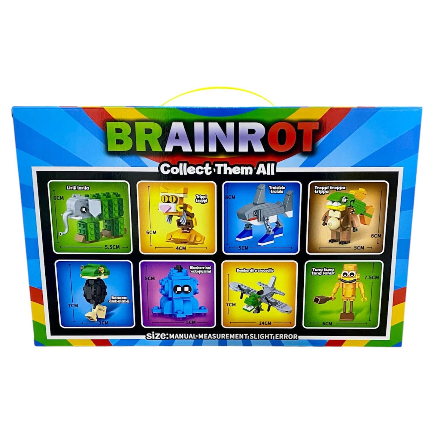 مجموعة مكعبات البناء Brainrot – 438 قطعة