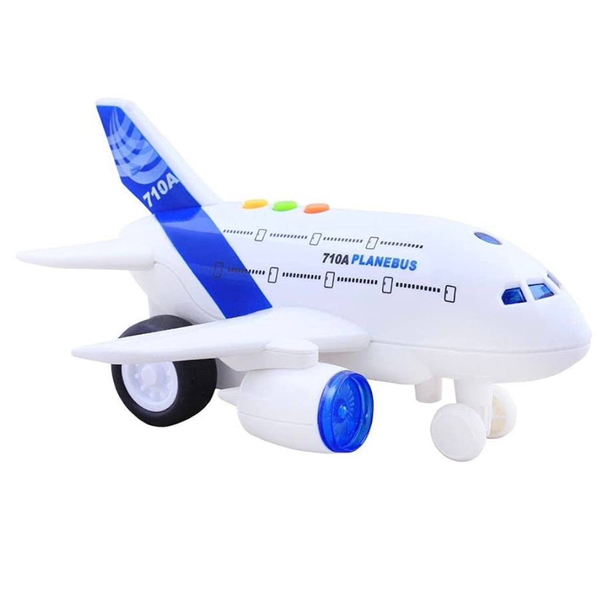 PLANEBUS 710A Jumbo Airplane – Light & Sound Aircraft Toy for Kids