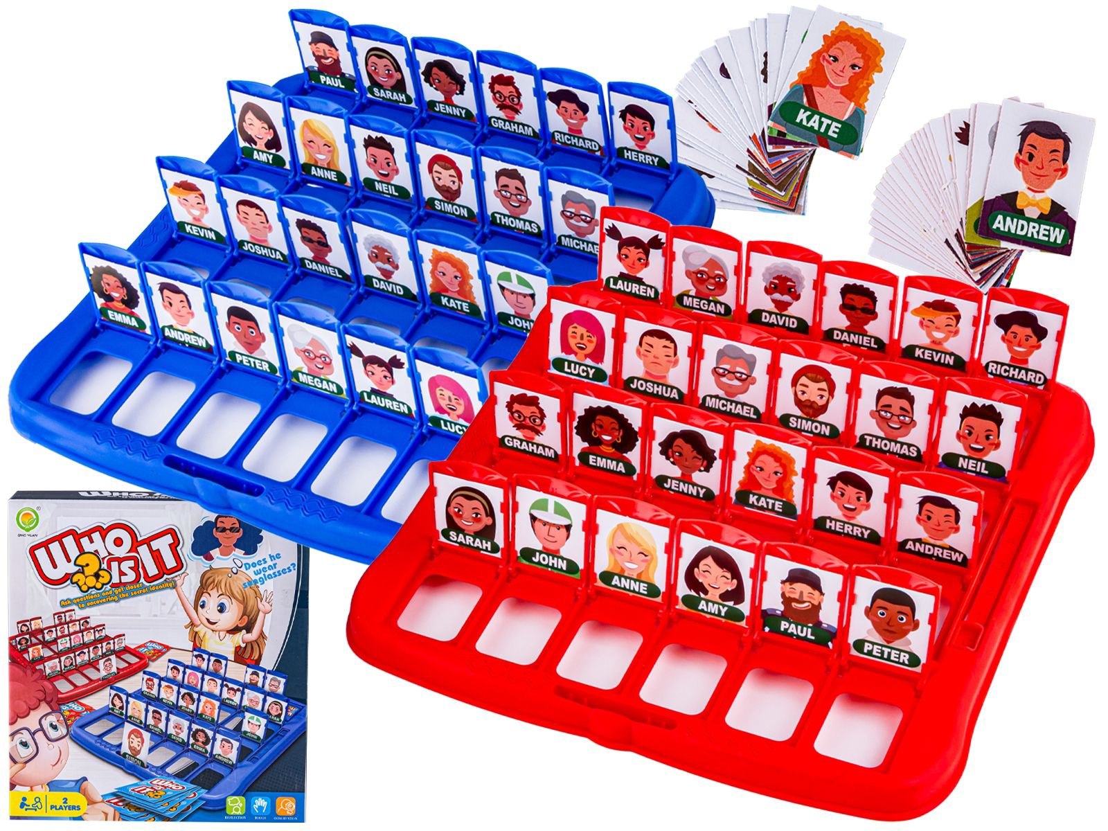 WHO IS IT? – Fun Guessing & Deduction Board Game