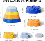 Stepping Stones Balance Set – Sensory & Coordination Activity for Kids