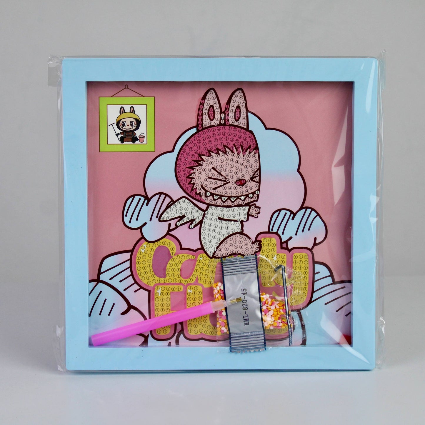 Labubu Diamond Painting Kit – DIY Crystal Art Set