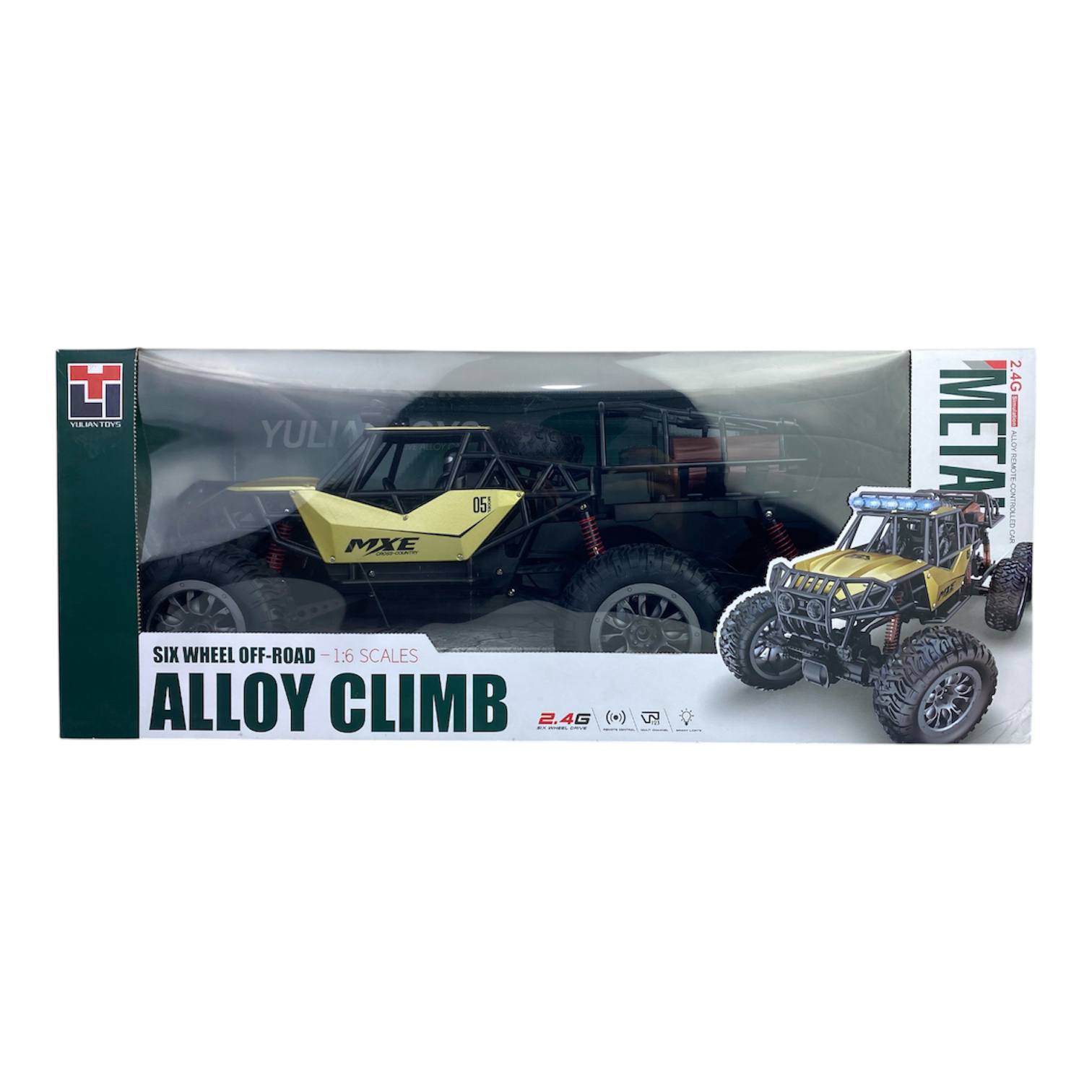 Yulian Toys 6-Wheel Off-Road RC Truck – 1:6 Remote Control Vehicle