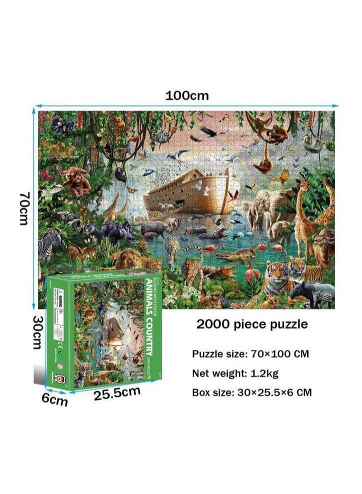 Animal Kingdom Jigsaw Puzzle – 2000 Pieces