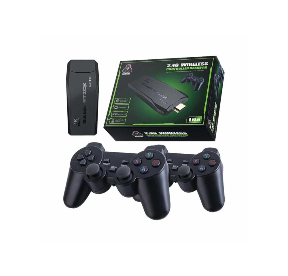 Game Stick Lite Wireless Console – 18,000+ Retro Games