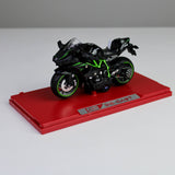 Kawasaki Ninja H2R Die-Cast Motorcycle 1:12 – Alloy Metal Model with Lights & Sounds