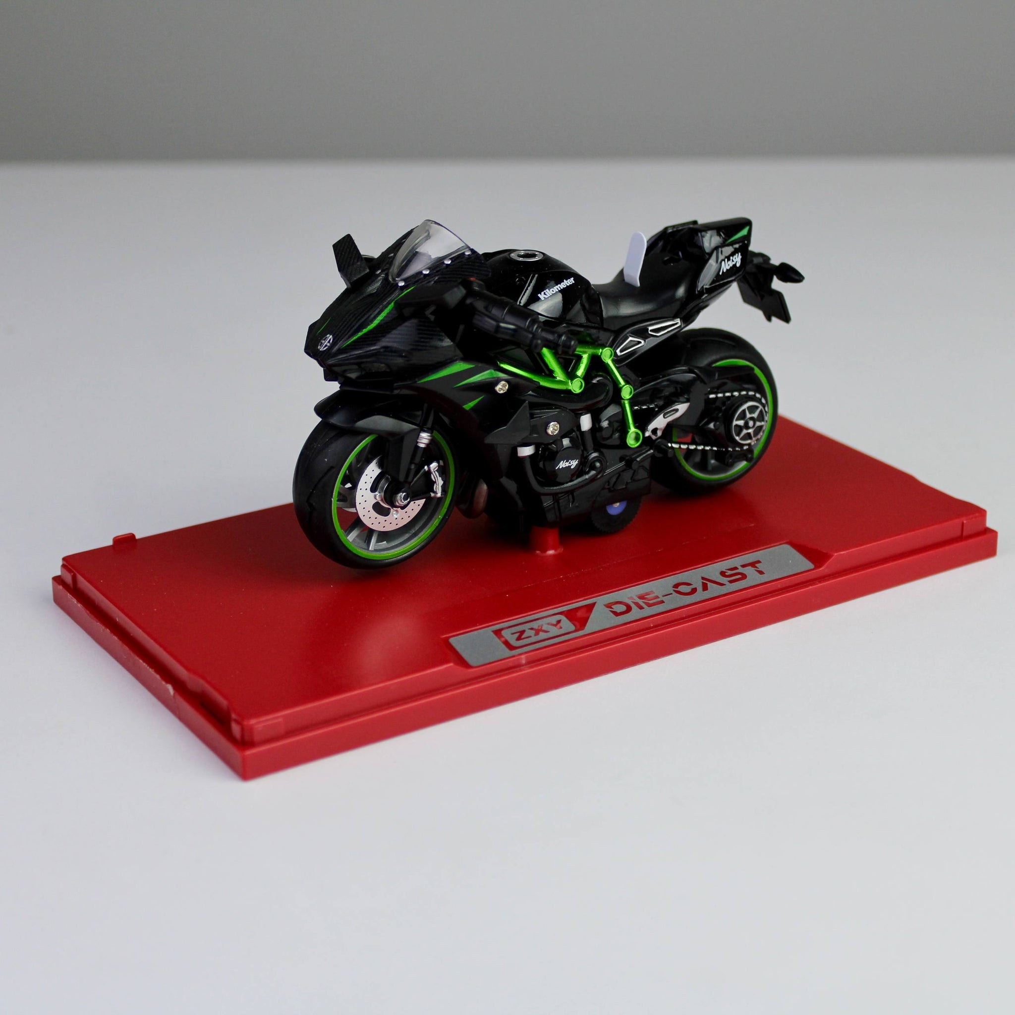 Kawasaki Ninja H2R Die-Cast Motorcycle 1:12 – Alloy Metal Model with Lights & Sounds