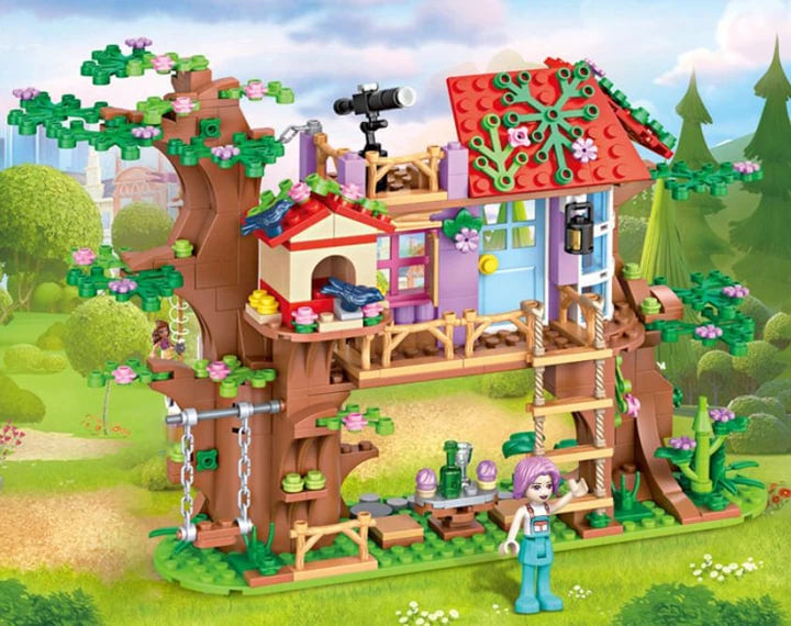Chaobao Bird Tree House – 462+ Piece Creative Building Set
