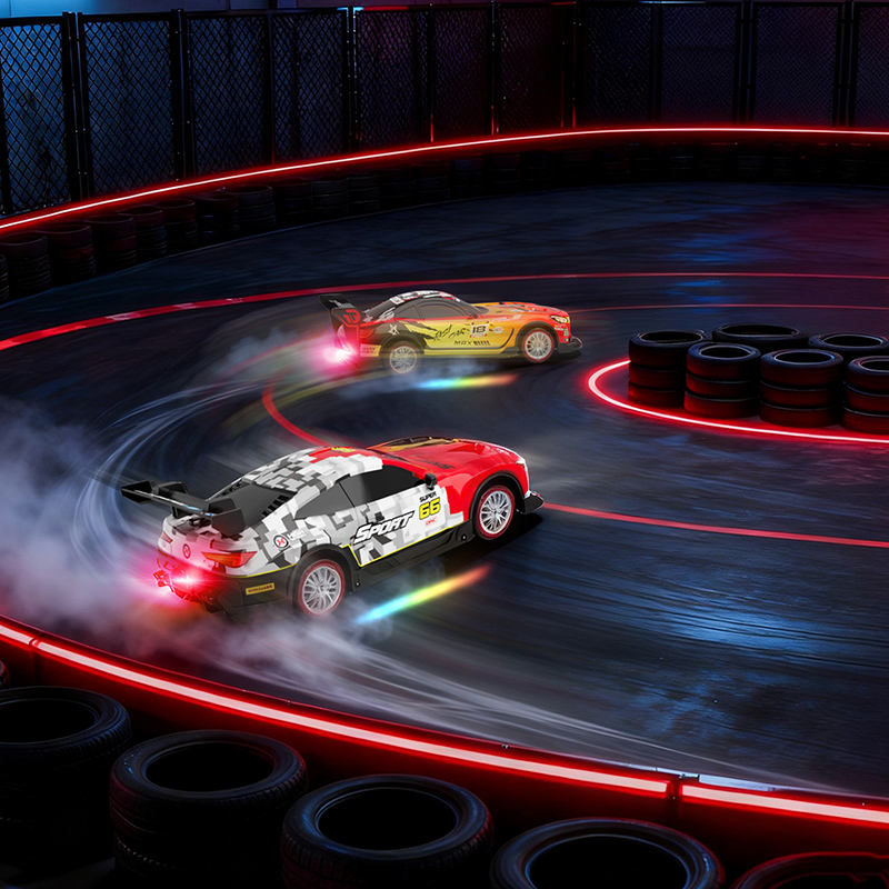 RC Drift Car 1:16 – 4WD LED Racing Car with Water Vapor Effect