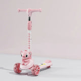 Stitch Kids Scooter – 3-Wheel Adjustable Height Scooter