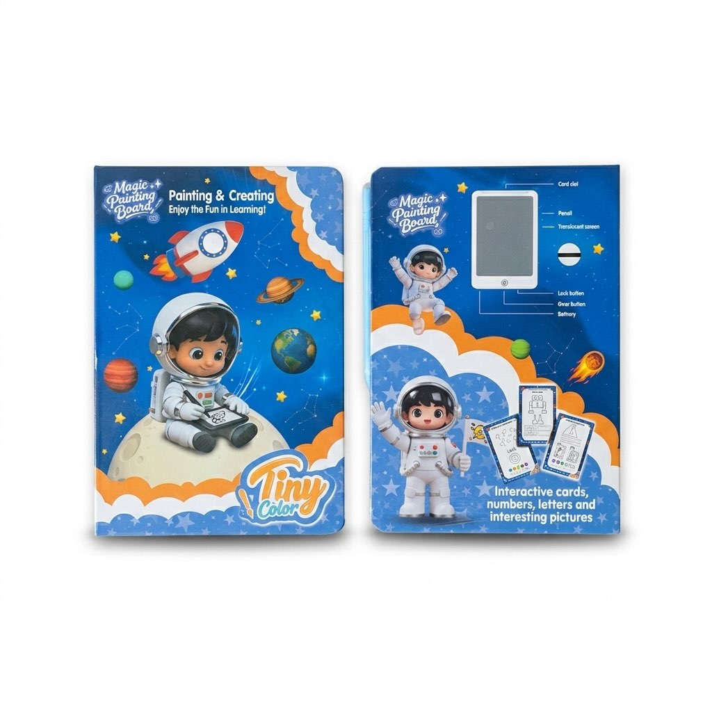 Magic Painting Board – Kids Reusable Drawing & Learning Board