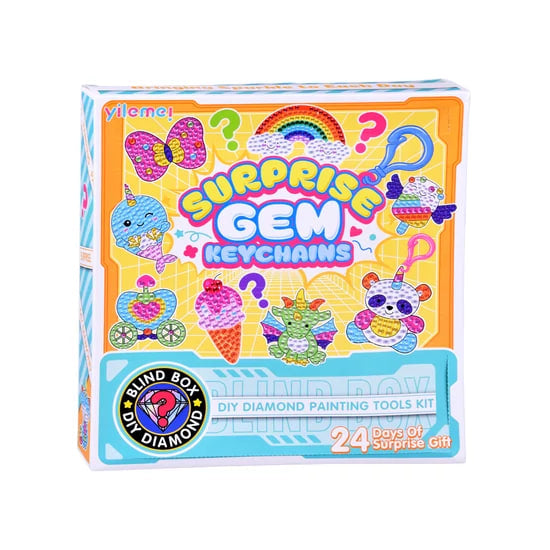 Surprise Gem Keychains – 24-Piece Diamond Painting Keychain Kit