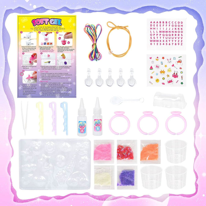 Soft Gel Unicorn – DIY Unicorn Jewelry Making Kit