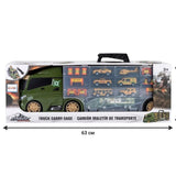 Military Transport Truck – Car Carrier & Storage Playset