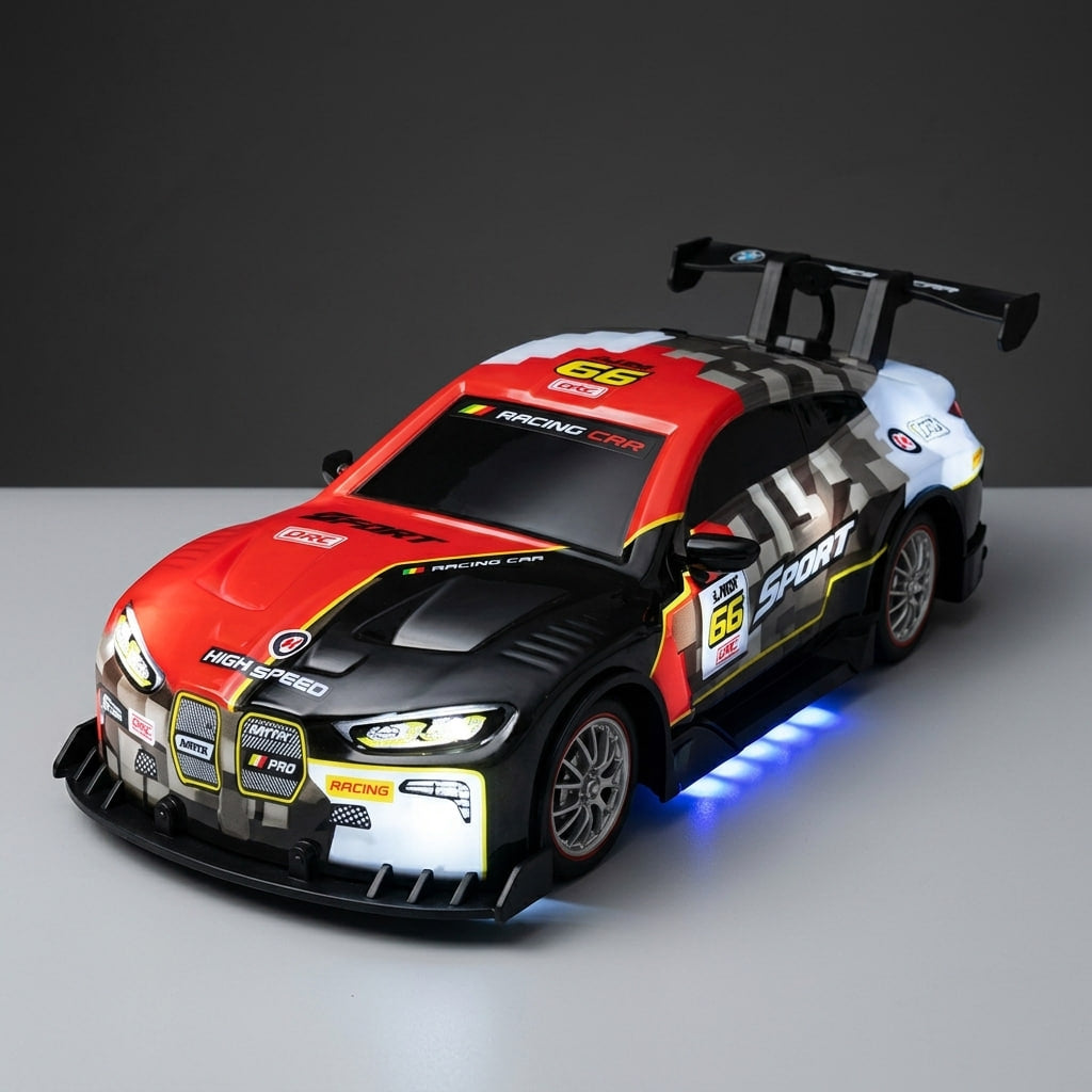 سيارة سباق الانجراف بجهاز تحكم عن بعد 1:16 – سيارة سباق 4WD LED بتأثير بخار الماء