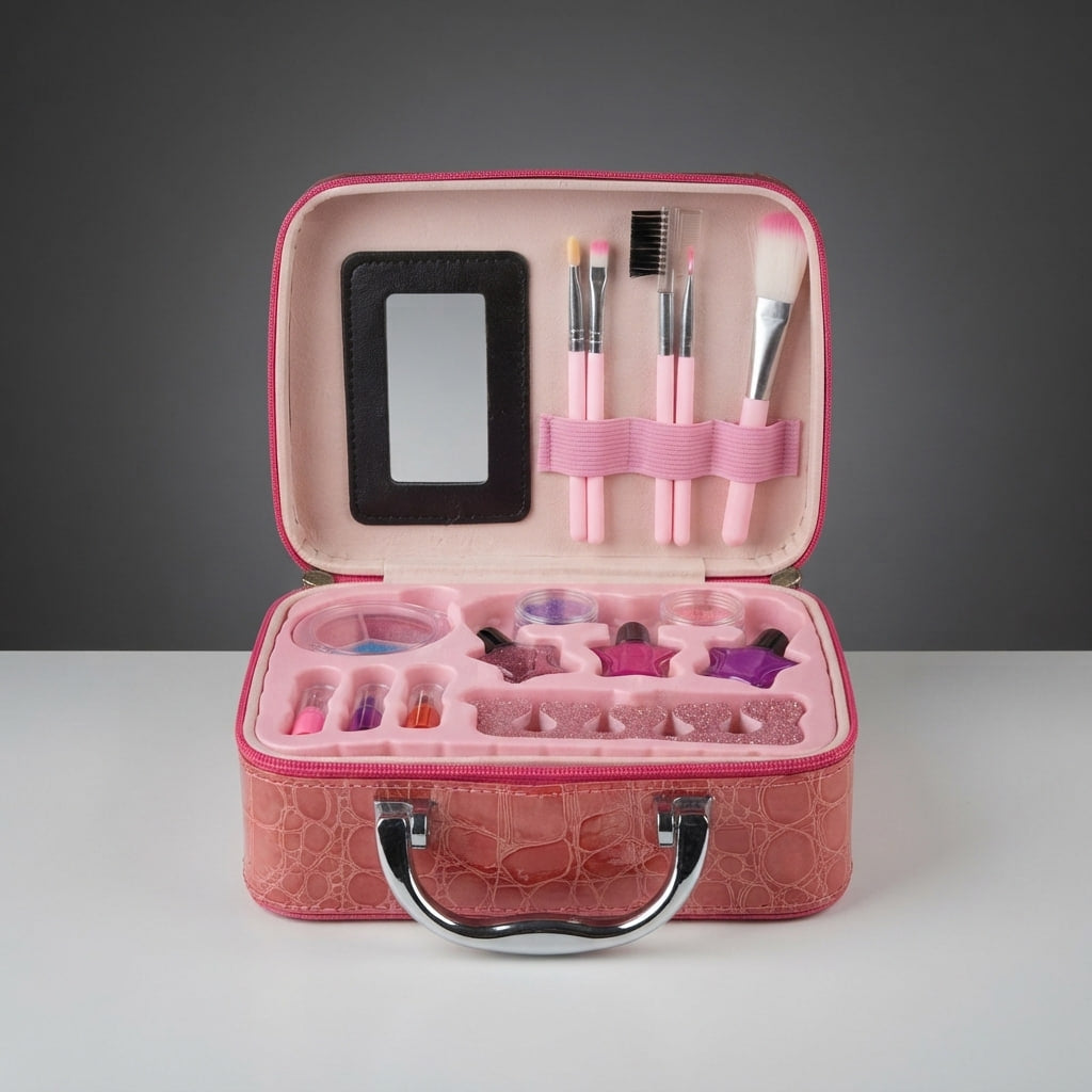 Barbie Makeup Set – Pretend Beauty Kit in Carry Case