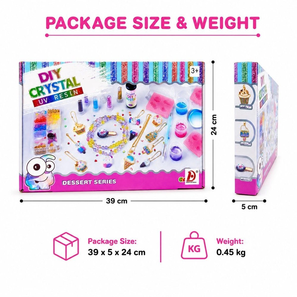 DIY Crystal UV Resin Jewelry Making Kit