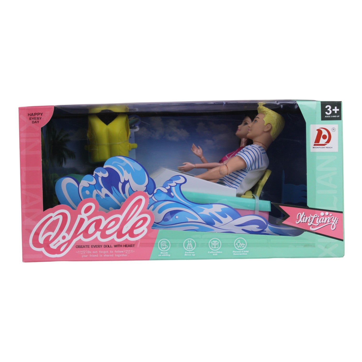 Kids Adventure Boat Toy with Characters