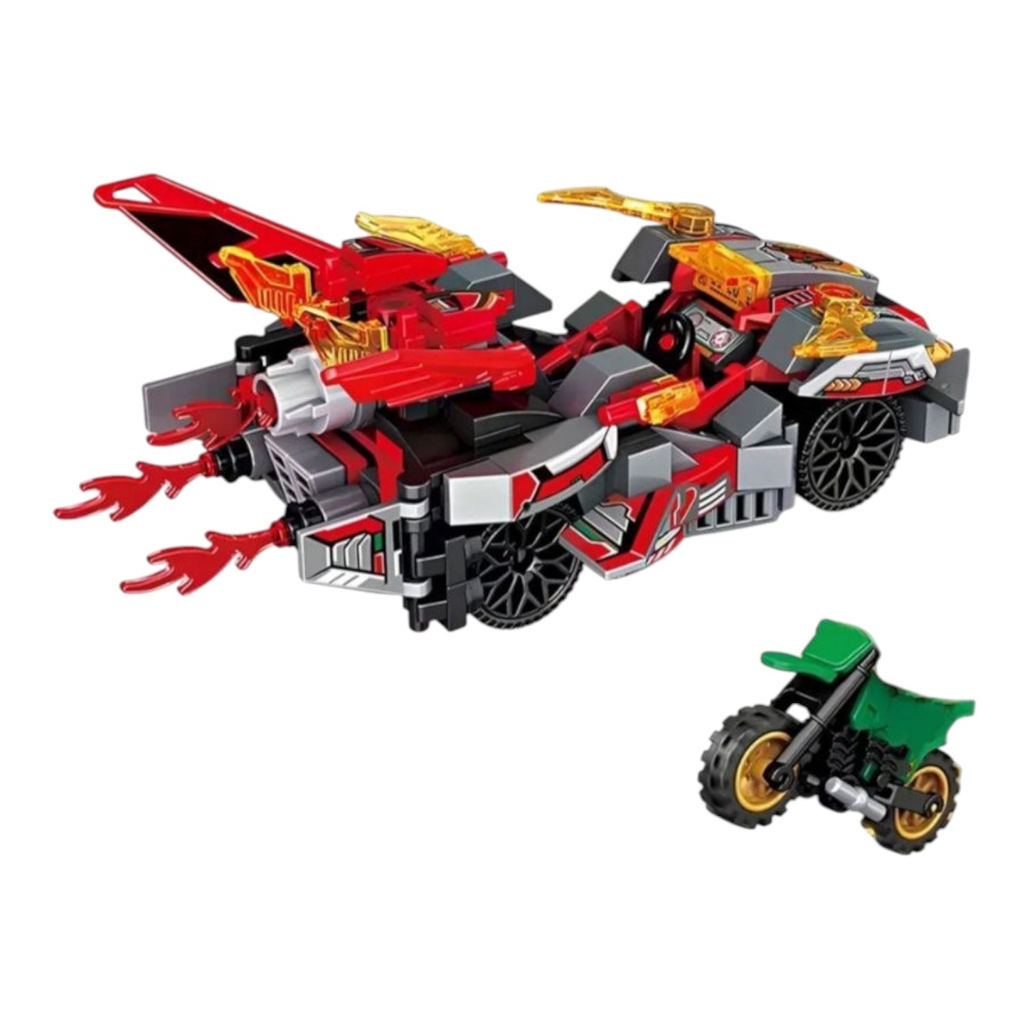 Chaobao 7643 – Ninjago-Themed Racing Car & Battle Set | 273 Pieces