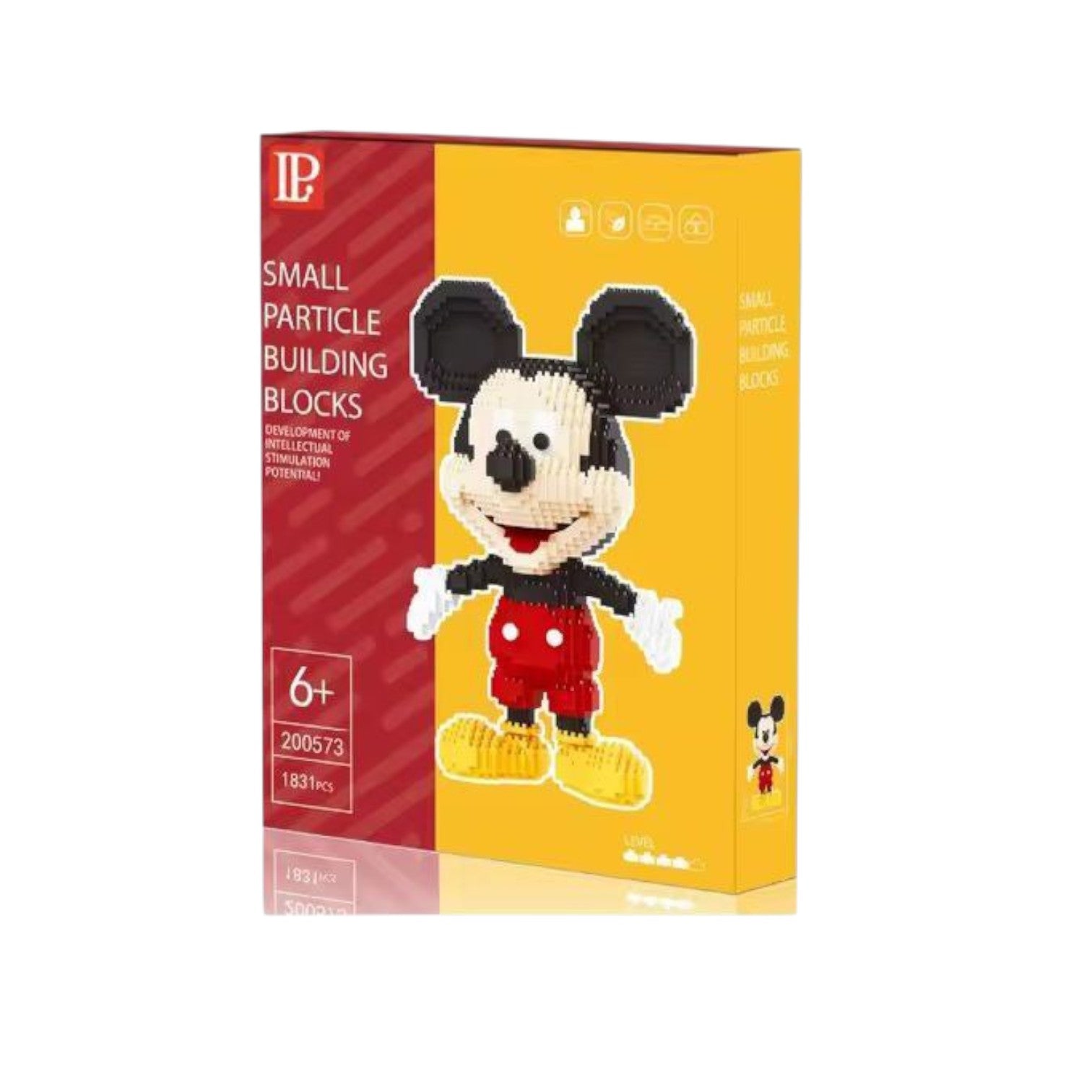 ميكي ماوس – مجموعة ليجو Mini Blocks | 1831 قطعة | مجسم ثلاثي الأبعاد