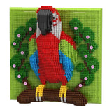 Macaw Parrot Building Blocks Model – 2008 Pieces | Colorful Nature Display Set