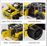 Remote Control LEGO Car Model – 1:16 Scale (446 Pieces)