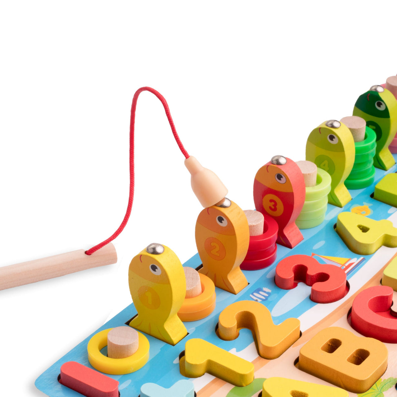 6-in-1 Montessori Wooden Educational Board