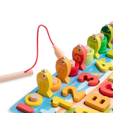 6-in-1 Montessori Wooden Educational Board