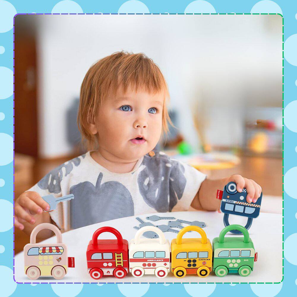Kids Educational Lock and Key Set