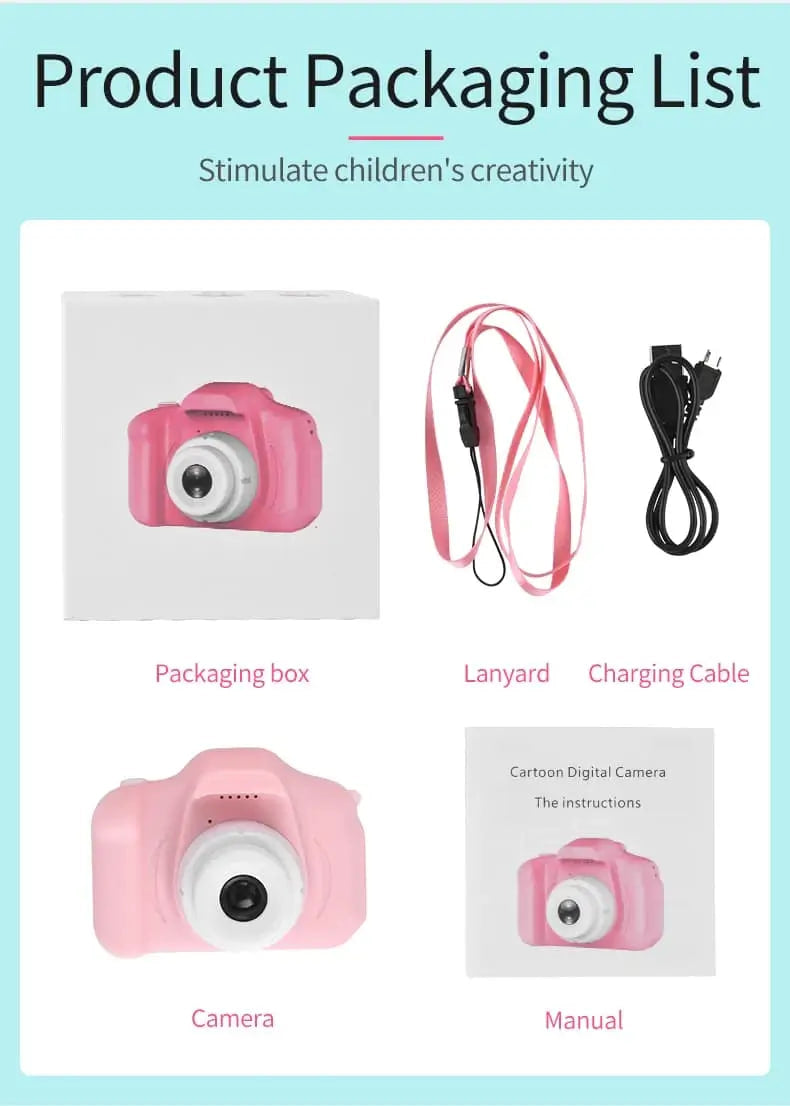 كاميرا رقمية للأطفال - صور وفيديو وألعاب 