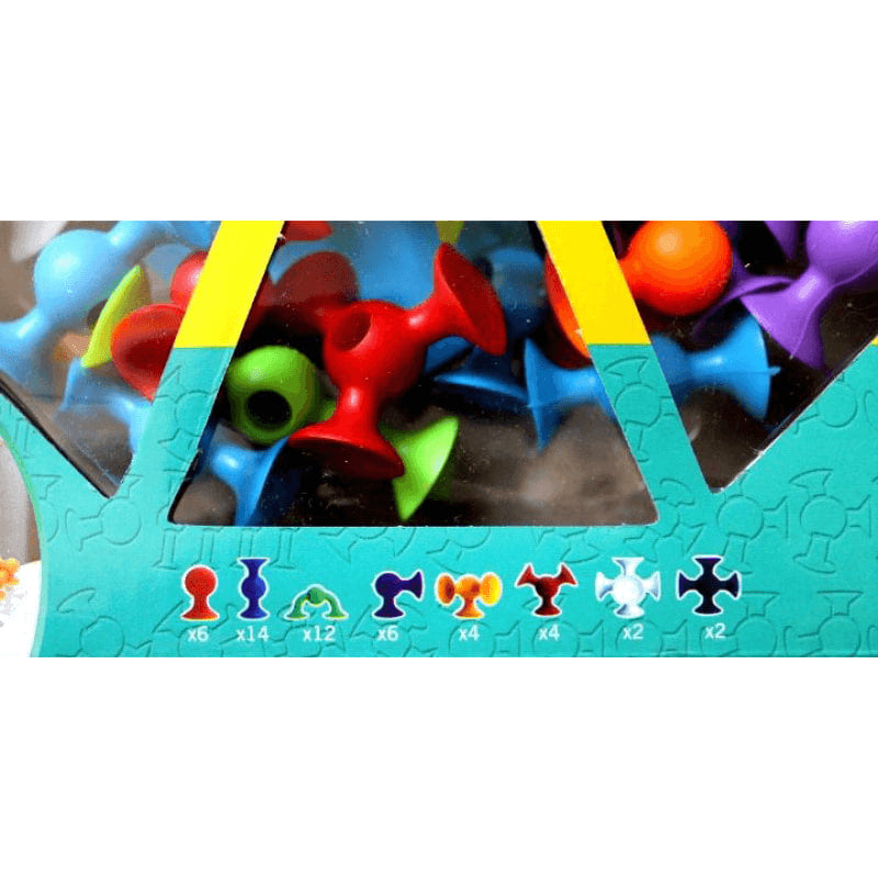 Non-Toxic Montessori Puzzle Set — 50 Silicone Pieces