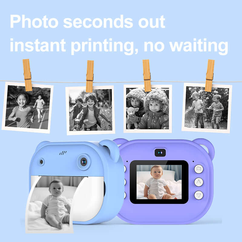 Kids Instant Print Camera — HD Photos & Videos
