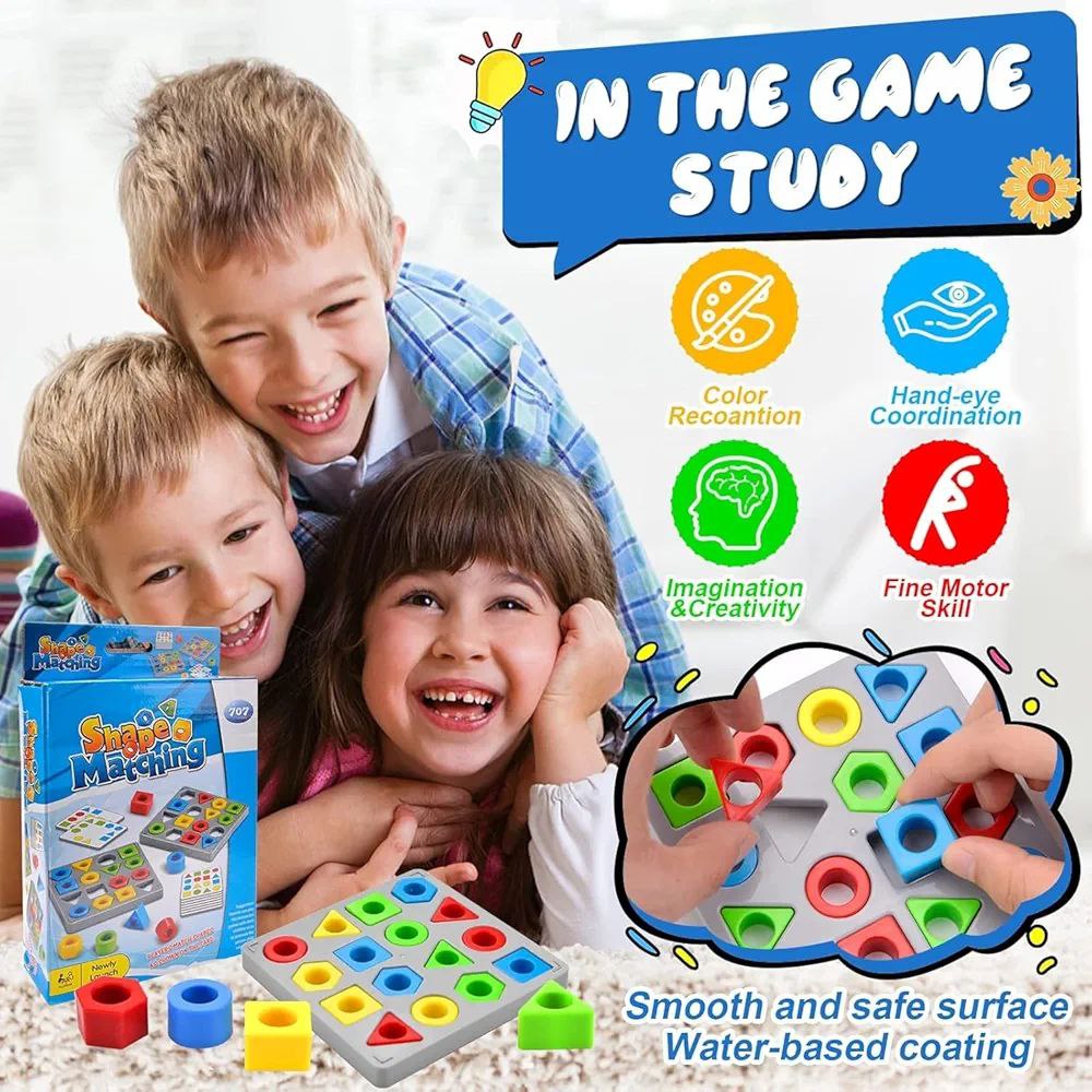 Shape Matching Game — Fun & Educational for 2 Players